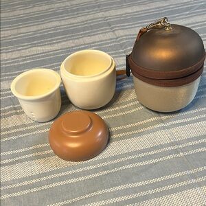Portable travel Tea Set with Case